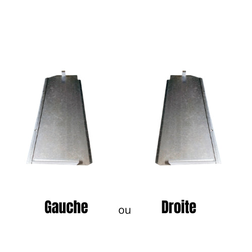 Support aluminium Jolly Mec pour vermiculite G/SET/9 (gauche : G/602950 / droite : G/602986)