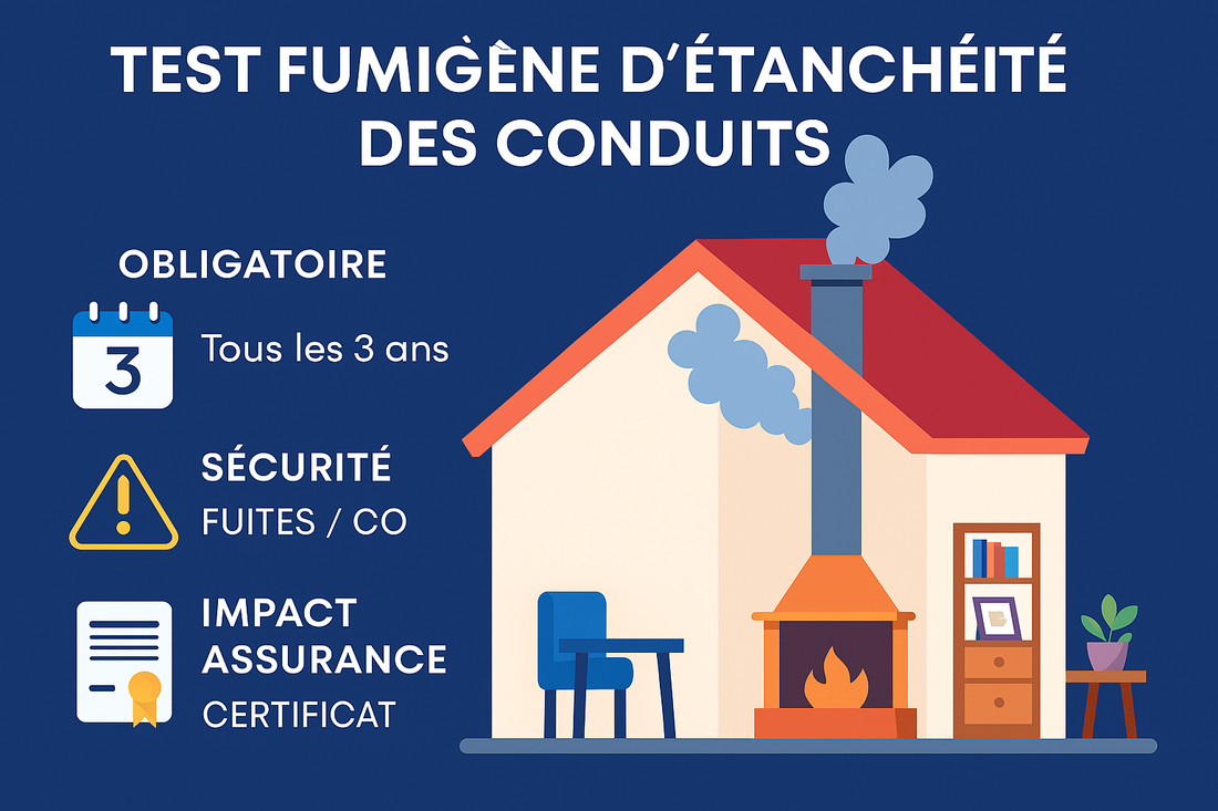 🔥 Test fumigène d’étanchéité des conduits : obligations, normes et conseils pratiques