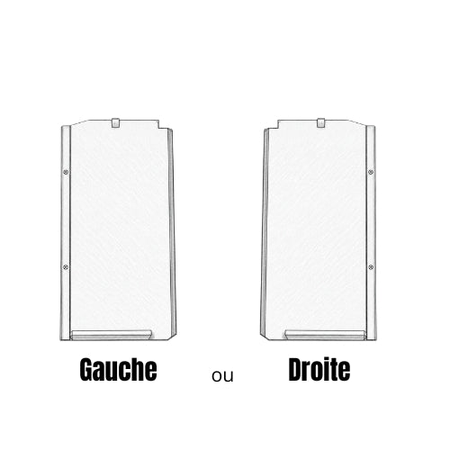 Support aluminium Jolly Mec pour vermiculite G/SET/9 (gauche : G/602950 / droite : G/602986)