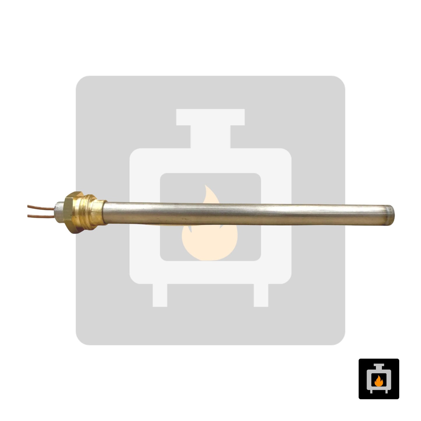 MCZ – Bougie d'allumage acier 280 W Ø 9,9 mm L 150 mm – BR-0038-MZ