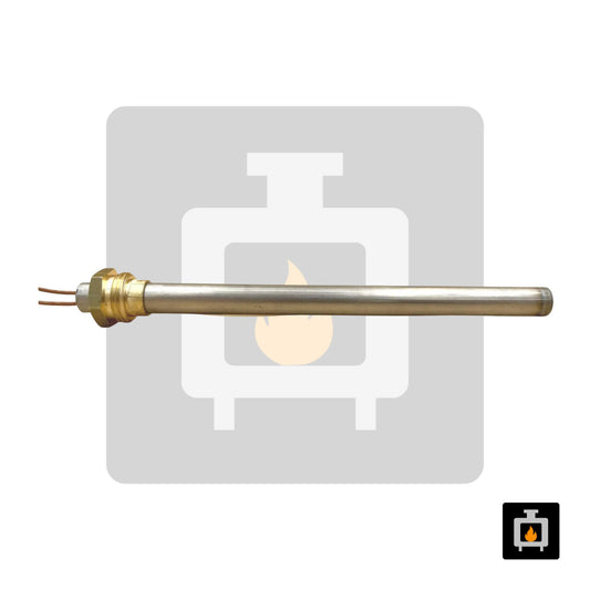 MCZ – Bougie d'allumage acier 280 W Ø 9,9 mm L 150 mm – BR-0038-MZ