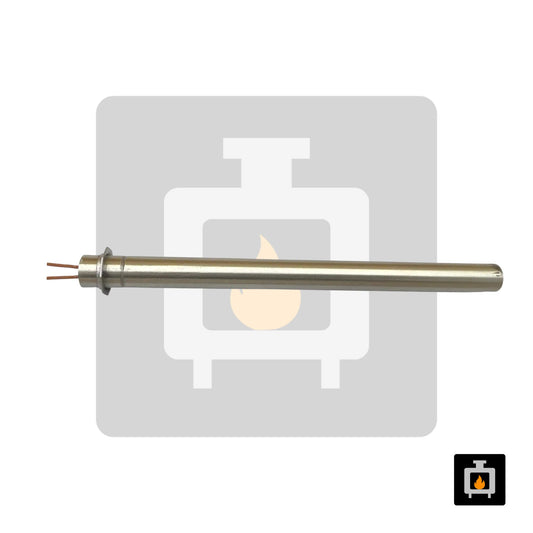 MCZ – Bougie d'allumage acier 350 W Ø 12,5 mm L 170 mm – BR-0037-MZ